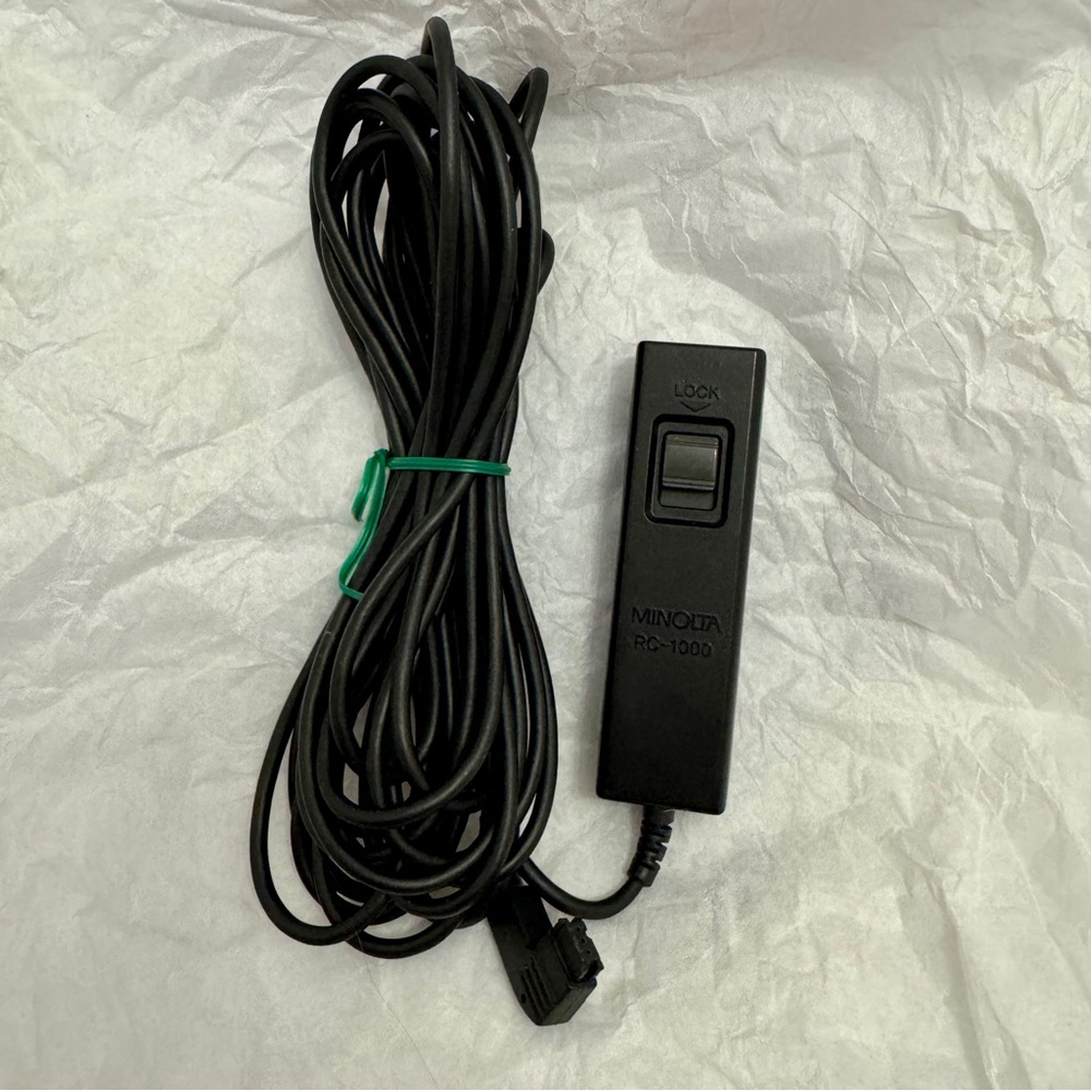 Minolta RC-1000 Remote Shutter Release Cable 16 Ft Made In Japan